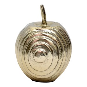 Sculpture contemporaine de pomme, décoration artistique de table, forme irrégulière, design fait main pour salon - Product Image 2
