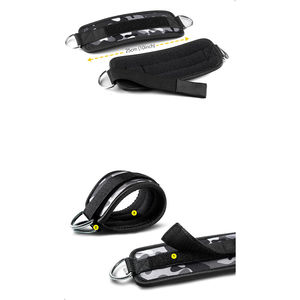 Correa ajustable para tobillo para máquina de cable, ideal para ejercicios de gimnasio, extensiones de piernas, glúteos, abductores de cadera y levantamiento de pesas. - Product Image 3