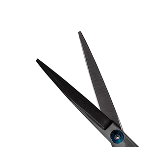Ciseaux de barbier professionnels de 5,5 pouces, ciseaux à cheveux en acier inoxydable de 6 pouces, lame tranchante, outil de coiffure noir - Product Image 3