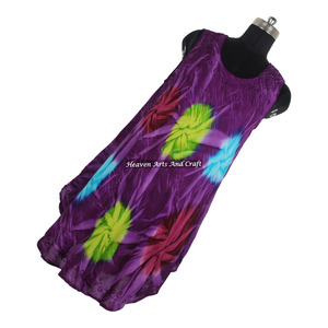 Vestido Tipo Paraguas de Rayón con Estampado Tie Dye para Mujer, Colorido y Sexy, Ropa de Playa para Fiestas, Vestido Casual de Verano para Mujer - Product Image 6