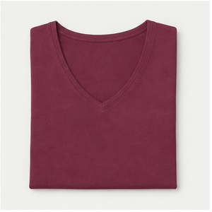 Camiseta de mujer con cuello en V y manga hasta el codo, corte en A, WTS-0144 - Product Image 5