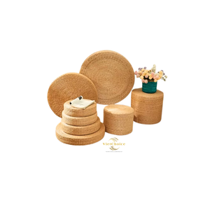 Cojín Ecológico Hecho a Mano de Jacinto de Agua, Cojín Tejido Natural para Decoración del Hogar, Suministro al por Mayor - Product Image 5