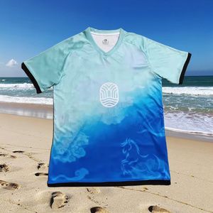 ชุดเสื้อฟุตบอลผู้ใหญ่คุณภาพพรีเมียม พิมพ์ลายดิจิตอลแบบซับลิเมชั่นตามสั่ง แห้งเร็ว ระบายอากาศได้ดี ยืดได้สี่ทิศทาง สำหรับทุกเพศ - Product Image 2