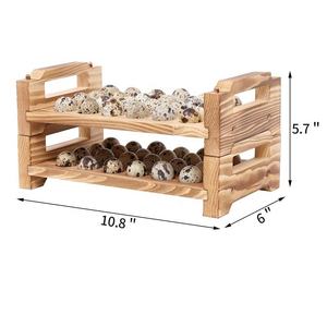 Modern Eco-Friendly Wooden Egg Organizer <b>Rack</b> for Home Kitchen Use Dishwasher & <b>Oven</b> Safe Freezer Safe Custom Design - Product Image 3