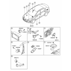 Nuevas ECUs y Módulos de Computación para Elantra 95895F2000 - Product Image 2