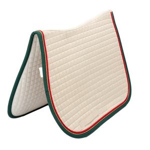 BRAND ZONE1995 Tapis de selle classique personnalisé en coton satiné avec doublure en maille, durable et confortable pour l'équitation et le saut d'obstacles - Product Image 3