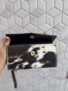 Custom Designer Hand <b>Tooled</b> Carving Leather Wallet Clutch Phone <b>Case</b> Stylish Cowhide Leather Clutch for Women Multi Uses - Product Image 5