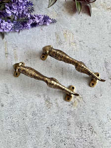 Poignée de porte en fer forgé thermolaqué résistant à la rouille avec motif de tigre exquis, installation facile, décoration de portail de 3 mètres - Product Image 2