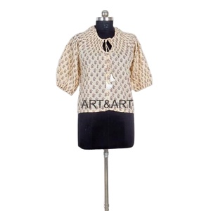 Women's Crop <b>Top</b> Dresses with <b>Lace</b> up Design and Comfortable Fit Casual Crop <b>Top</b> with Simple Designs Decorated tassels - Product Image 1