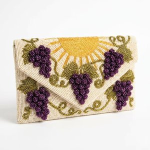 Bolsos de Mano de Poliéster con Correa Única, Bordados a Mano con Cuentas, Estilo Bohemio, para Bodas y Fiestas, Cierre de Gancho y Bucle, Personalizados - Product Image 3