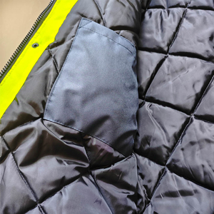 Chaqueta de Forro Polar Reflectante de Alta Visibilidad, Sudadera con Capucha de Invierno con Parches a Rayas, Abrigo de Trabajo de Dos Tonos de Alta Visibilidad, Ropa de Seguridad ANSI Clase… - Product Image 4