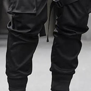 Pantalones cargo para hombre con bolsillos con cremallera para un almacenamiento seguro en movimiento, pantalones cargo informales para hombre - Product Image 6