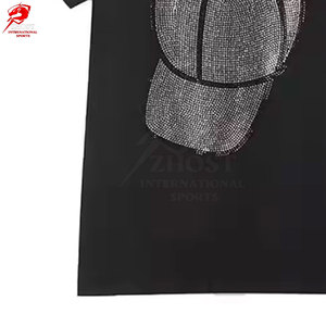 Camisetas de Moda para Hombre con Pedrería, Textura Suave, Diseño Personalizado con Piedras, Aspecto Elegante, Alta Demanda - Product Image 4