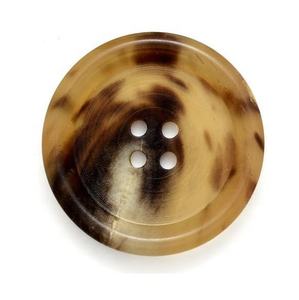 Boutons en corne classiques de qualité supérieure, finition polie, écologiques, durables, faits à la main, en corne de buffle naturelle, tailles personnalisées, artisanat - Product Image 1