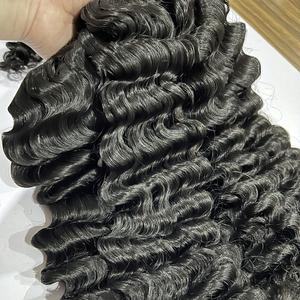Tissage de cheveux vierges de haute qualité non traités 30 pouces os droit paquets de vagues d'eau densément emballés vendeurs de matières premières vietnamiennes - Product Image 6