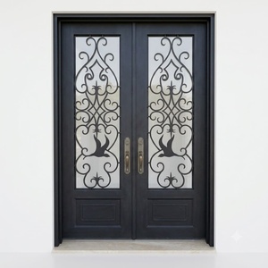 Royal Luxury KHP-DG-003 Steel Entrance Gate Contemporary Design Water Resistant Finish Easy Assembly Outdoor Use - Product Image 1