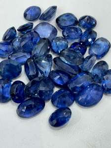 Zafiros de Sri Lanka de alta demanda, piedras sueltas redondas con corte brillante, zafiros azules reales creados en laboratorio para joyería a precio de mayoreo. - Product Image 4