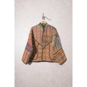 Vintage Cotton <b>Kantha</b> <b>Jacket</b> Women Handmade Indian Boho Winter Coat Ethnic Patchwork Open Front <b>Jacket</b> - Product Image 2