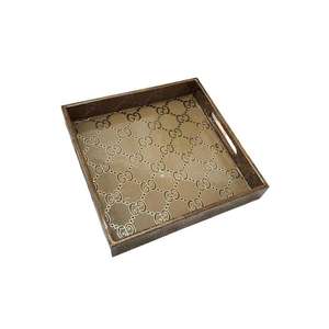 Plateau de service en bois MDF, petit plateau en bois pour la maison, plateau à fromage en bambou, plateau à gâteaux et à apéritifs - Product Image 5