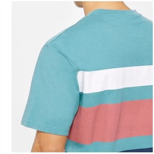 Camiseta de color liso para hombre, informal, de manga corta, cuello redondo, mezcla de algodón, camiseta de verano a la moda para hombre - Product Image 3