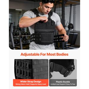 Chaleco de Peso de 20 kg para Hombre/Mujer con Franjas Reflectantes y Almohadillas para Hombros, para Entrenamiento - Product Image 4