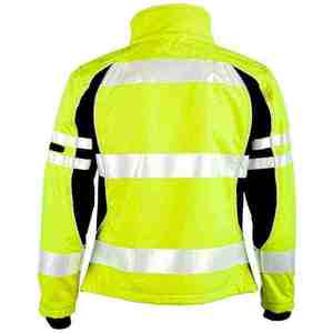 Safety Quilted <b>Jacket</b> Work Wear Factory Construction Reflective Eco-Friendly Reversible Winter Regular Size Security - Product Image 4