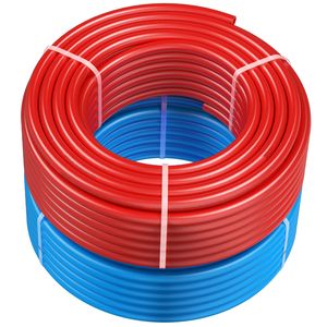 Tubo Flessibile in Plastica PEX-a da 3/4 di Pollice, 2 x 100 Piedi di Lunghezza, per Linee Acqua Calda/Fredda, Facile Installazione - Product Image 1