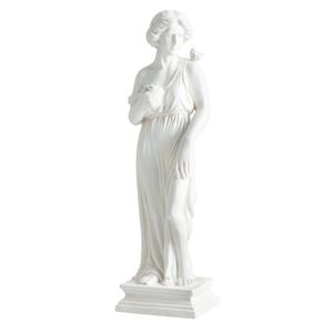 Statua da Esterno in MgO da 80 cm Resistente alle Intemperie, Elegante Scultura della Dea Greca per Patio, Prato o Giardino - Product Image 2