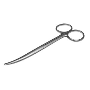 Tijeras de enucleación para uso hospitalario, curvatura media y fuerte, puntas romas, las más vendidas, hechas en Pakistán - Product Image 1