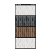 Carrelage mural métro en céramique blanche moderne de haute qualité 300x600mm avec fonction pare-feu pour salle de bain intérieure et usage scolaire