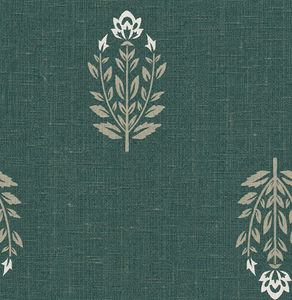 Tissu en lin et coton imprimé, écologique, biologique, respirant, à motifs floraux, tissé uni, pour vêtements et décoration intérieure - Product Image 3