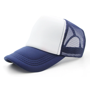 Two Tone Summer Mesh Cap Fashionable Adjustible Snapback Strap Trucker <b>Hat</b> for Casual Wear - Product Image 4
