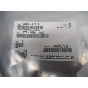 Anneau de quartz AMAT 0200-21114, géométrie variable - Équipements et pièces semi-conducteurs de confiance de renommée mondiale chez - Product Image 5