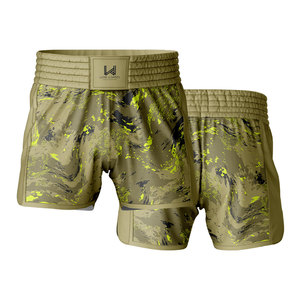 High Quality Durable Light Weight MMA Boxing Muay Thai <b>Shorts</b> Customized Front Logo Breathable Unisex 100% <b>Polyester</b> <b>Shorts</b> - Product Image 4