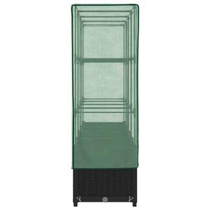 แปลงปลูกผักยกพื้นสีดำเขียว ทำจากโพลีโพรพิลีน (PP) และโพลีเอทิลีน (PE) สำหรับโครงเหล็ก - Product Image 5