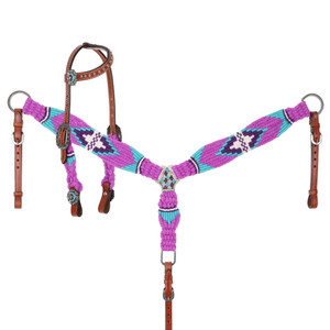 Selle Western en cuir véritable et mohair, têtière et collier de poitrail durables, légers et multifonctionnels pour l'équitation de qualité supérieure - Product Image 2