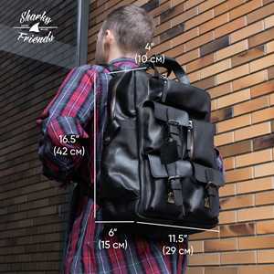 Wholesale Custom Genuine <b>Leather</b> Backpack <b>Men</b> Vintage Cowhide Travel Laptop <b>Bag</b> Waterproof Outdoor Daypack LBK-0124 - Product Image 6