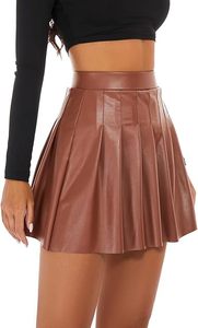 Minifalda de Cuero para Mujer, Falda Corta Ajustada de Cintura Alta, Logotipo Personalizado, Fabricante OEM, Proveedor Mayorista - Product Image 2