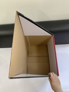 Caja de papel Kraft con logotipo personalizado reciclable ecológico Laminación mate Embalaje rígido duradero Peluca Envío Uso en supermercado - Product Image 3