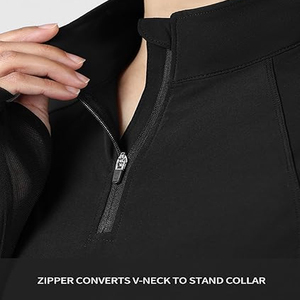 เสื้อขี่ม้าแขนยาวสำหรับผู้หญิง ผ้าคอตตอนผสมโพลีเอสเตอร์ รับสกรีนโลโก้ตามสั่ง ผลิตตามขนาดที่ต้องการ - Product Image 4