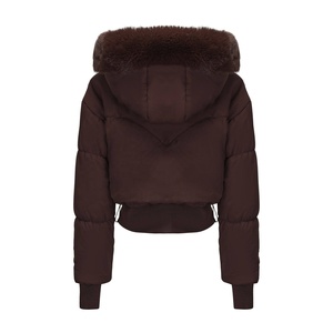 Dernier design, veste matelassée pour femme, prix de gros, nouvelle arrivée, style unique, veste matelassée pour femme, haut court, confortable, couleur unie - Product Image 2