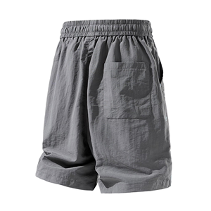 Pantalones Cortos Deportivos Casuales para Hombre, con Cordón Ajustable, de Malla Transpirable 100% Nailon, de Secado Rápido, para Verano, Correr al Aire Libre, Estilo Seda Helada - Product Image 3