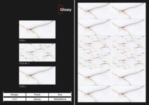 Azulejos de Porcelana Brillante de Diseño 30X60CM Desarrollados para Mejorar la Luminosidad Interior Mientras Brindan un Rendimiento Robusto en el Uso Diario - Product Image 2