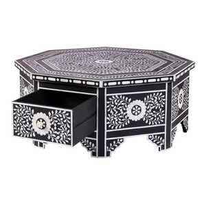 Belladec Bone Inlay <b>Console</b> <b>Table</b> with Drawer Handmade Modern Leg Eco-Friendly Lightweight Durable Design Home Furniture - Product Image 3