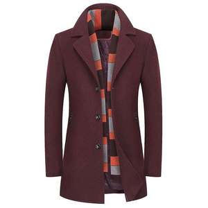 Manteau Trench Élégant en Mélange de Laine pour Homme – Veste d'Hiver Chaude et Longue pour l'Automne – Style Urbain Décontracté et Habillé – Vente en Gros - Product Image 6
