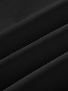 Ensemble veste coupe-vent à capuche noire effet rafraîchissant et short, anti-humidité, séchage rapide, taille élastique, pour homme, tenue d'extérieur estivale - Product Image 5