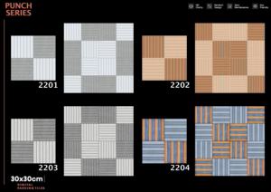 Carreaux de sol numériques haut de gamme pour extérieur, en céramique mate, 300x300mm (30x30cm, 12x12 pouces) pour terrasses et parkings - Product Image 2