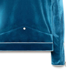 Chaqueta Casual de Terciopelo para Hombre, Estilo Urbano, Color Sólido, Personalizable, con Logotipo Frontal, Nueva Colección - Product Image 2