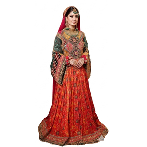 Vestido Kurta para Mujer al por Mayor, Largo hasta el Suelo, de Algodón Bordado, Ajuste Holgado, Estilo Étnico para Boda, Talla Adulto, Vestido Afgano Kuchi - Product Image 4