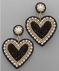 Pendientes de moda con bordado a mano de cuentas en forma de Ete y bordado de cuentas - Product Image 5